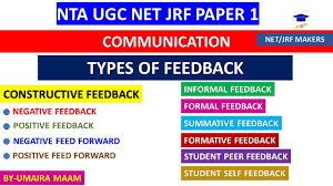 ugc net paper 1 communication types