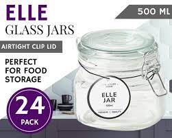 Food Storage Jars 500ml Airtight