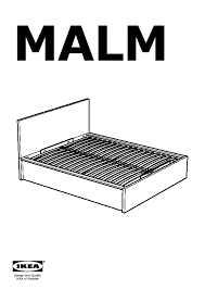 Malm Ottoman Bed Black Brown Ikeapedia