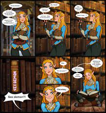 Zelda In A Library comic porn | HD Porn Comics