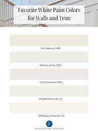 Best Trim Color For White Walls