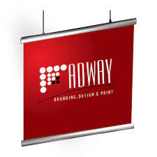 hanging pvc banners with extrusions adway