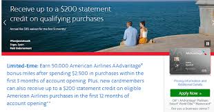 The citi aadvantage card offers premium benefits for travelers who fly with american airlines. Expired Citi American Airlines 50 000 Miles Personal Offer 200 Statement Credit Doctor Of Credit