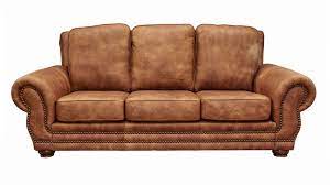Carnegie Fawn Leather Sofa