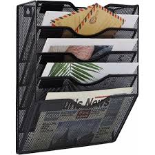 5 Tier Wall File Holder Hanging Mail