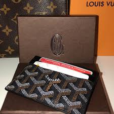 Update your space with our unique home collection. Goyard Black Card Holder Got Two Card Holders As Depop