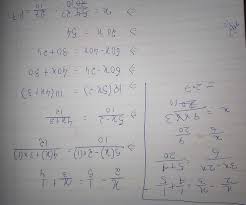 solve the following linear equation x