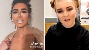 kim kardashian s viral chav makeup
