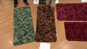 patterned microfiber indoor mat