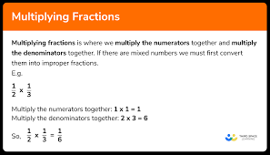 Multiplying Fractions Gcse Maths