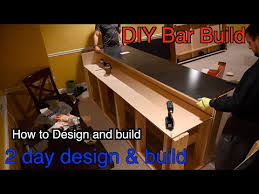 how to build a home bar diy bar build