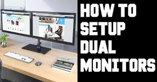 how to setup dual monitor windows