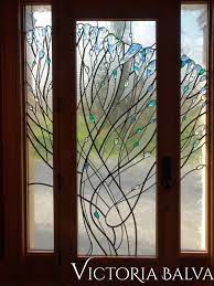 Contemporary Stained Glass Doors For