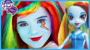 my little pony rainbow dash makeup