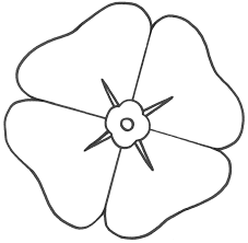 free printable poppy template clipart