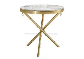Alba Marble Top Side Table Coffee
