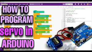 control servo motor with arduino code