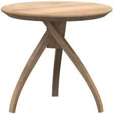 Ethnicraft Oak Twist Small Side Table