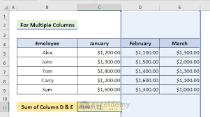 how to sum entire column in excel 9