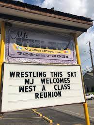 The menu is small, but exactly what it should be. Kswa Wrestling On Twitter Kswawrestling Tonight Saturday August 18th At Mjs Steel City Saloon Come On Out And Enjoy Some Great Wrestling Action At A Great Place Https T Co Okkktmskhf