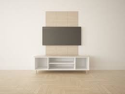 Tv Wall Panels And Tv Stand 3d Model