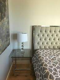 bedside table lamp height