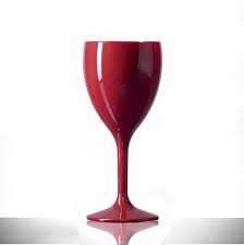 Red Plastic Wine Glasses Polycarbonate