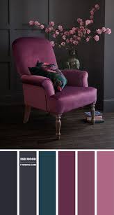 Dark Grey And Purple Living Room Colour