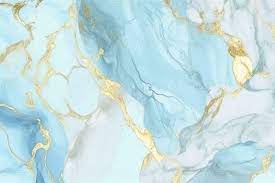 pastel light blue color liquid marble