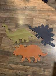Big Wooden Dinosaurs Distressed Hobby