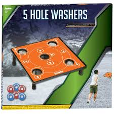 franklin 5 hole washers yard game bob
