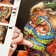 inspiring book about face paint pegani