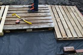 Building An Easy Pallet Deck Northern