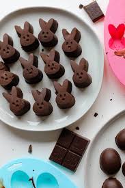 **any silicone baking mold would work. Homemade Vegan Chocolate Bunnies Eggs Flora Vino