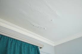water damaged ceiling how to dry and