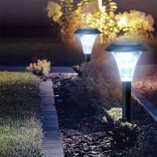 Shop 6 Pcs Garden Solar Lights Led Outdoor Pathway Night Light For Walkway Patio Path Lawn Garden Yard Decor Waterproof 14 4 Inch On Sale Overstock 29062254