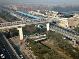 Delhi Metro Rail System India