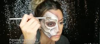 half face zombie makeup tutorial