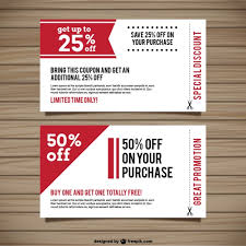 Special Discount Coupons Vector Free Download