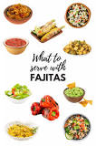 What do you eat with steak fajitas?