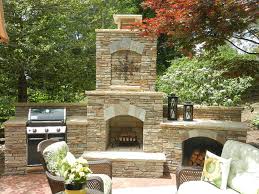 outdoor fireplaces and fire pits are
