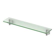 Glass Bathroom Shelf In Chrome 4716