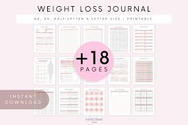 weight loss planner bundle fitness