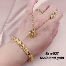 thailand gold set jewelries women s