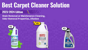 best carpet cleaner solution good