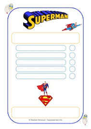Superman Resources To Support Behaviour And Learning