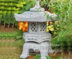 Hand Carved Japanese Style Stone Lantern