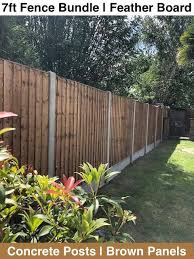 7ft 2100mm Feather Board Fence Pack