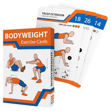 exercise cards 55 premium bodyweight workout cards best workout guide plete home gym workout for men and women functional chest abs legs