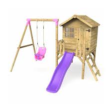 Rebo Orchard 4ft X 4ft Wooden Playhouse